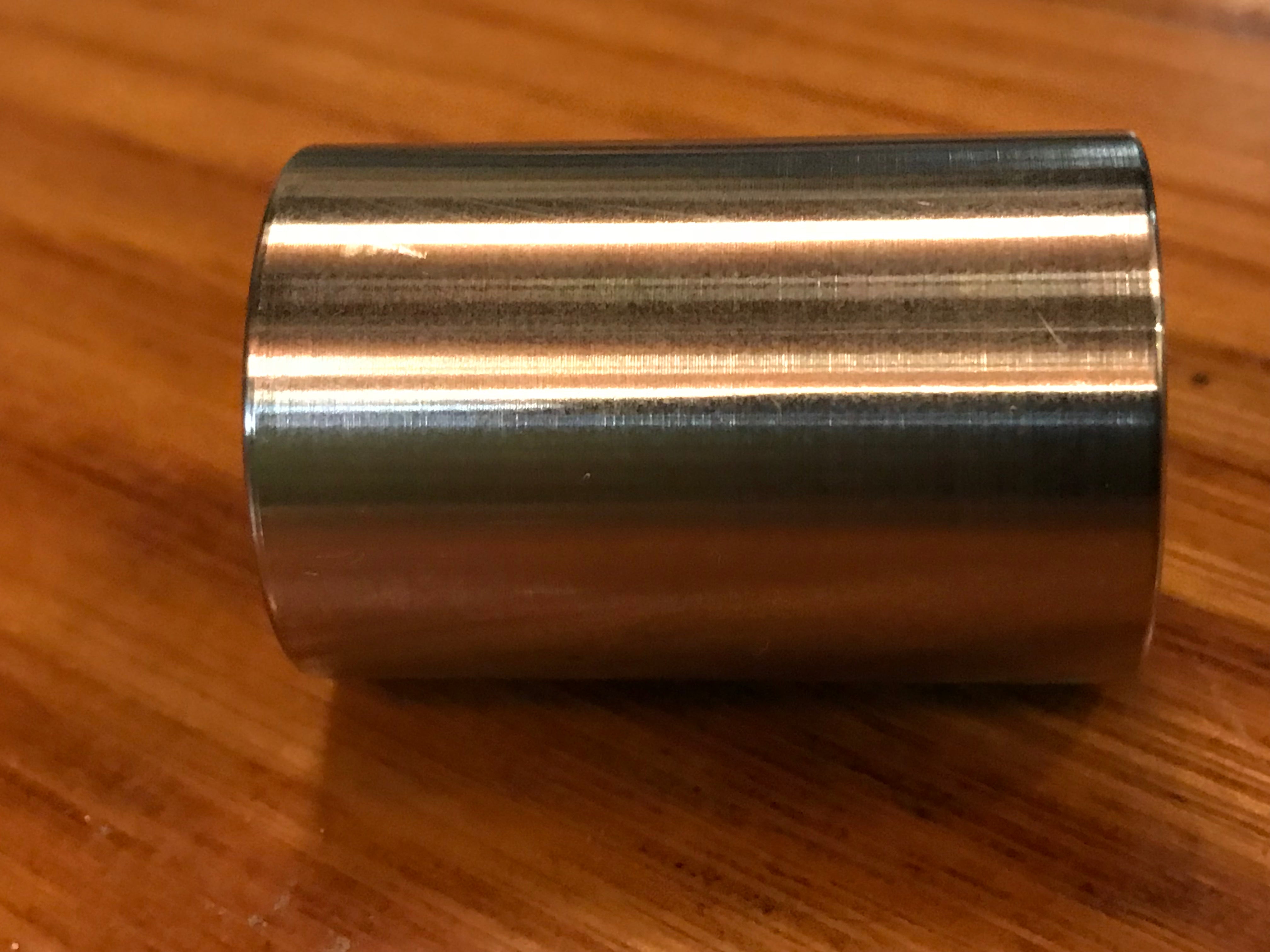 EXTSW .507" ID x .990" OD x 1 1/2” Thick 316 Stainless Spacer