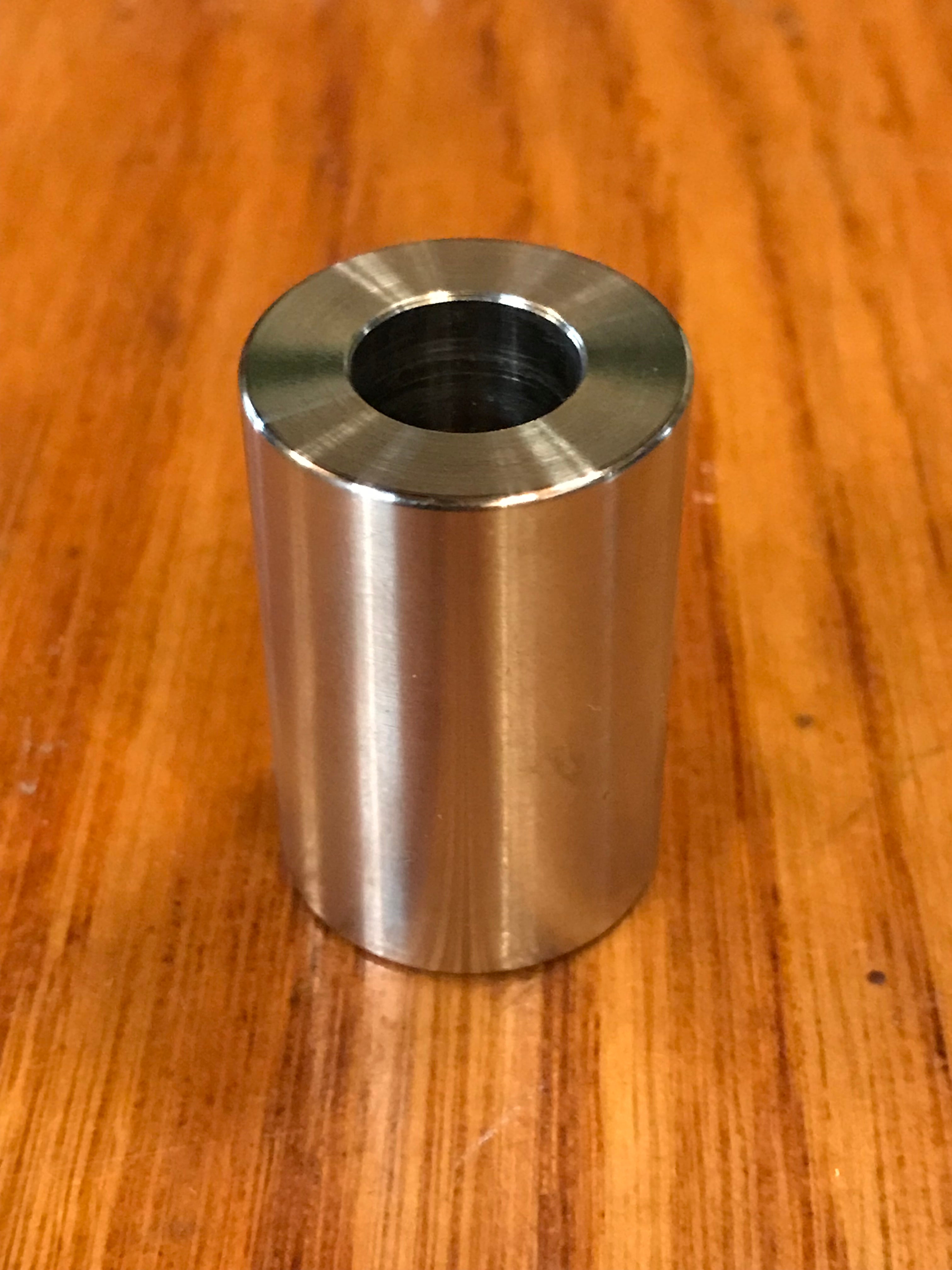 EXTSW .507" ID x .990" OD x 1 1/2” Thick 316 Stainless Spacer
