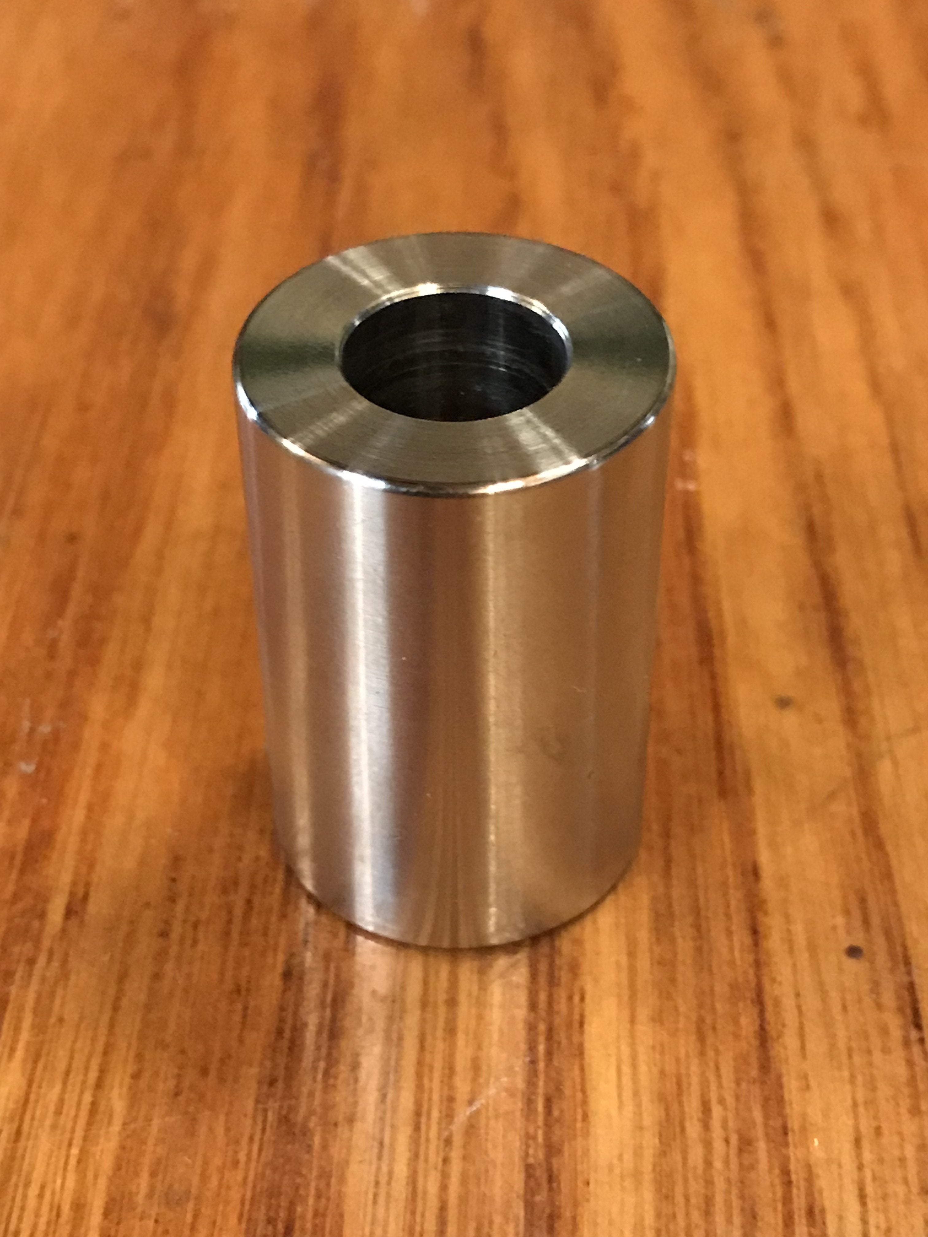 EXTSW 7/16" ID x .990" OD x 1 1/2” Thick 304 Stainless Spacer
