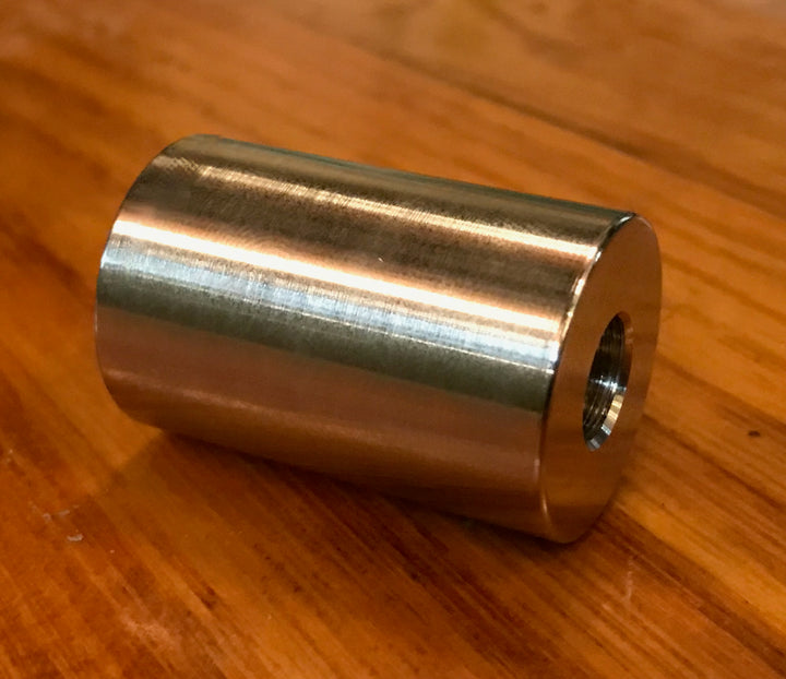 EXTSW .383” ID x .990"  OD x 2” thick 316 Stainless Shaft Spacer