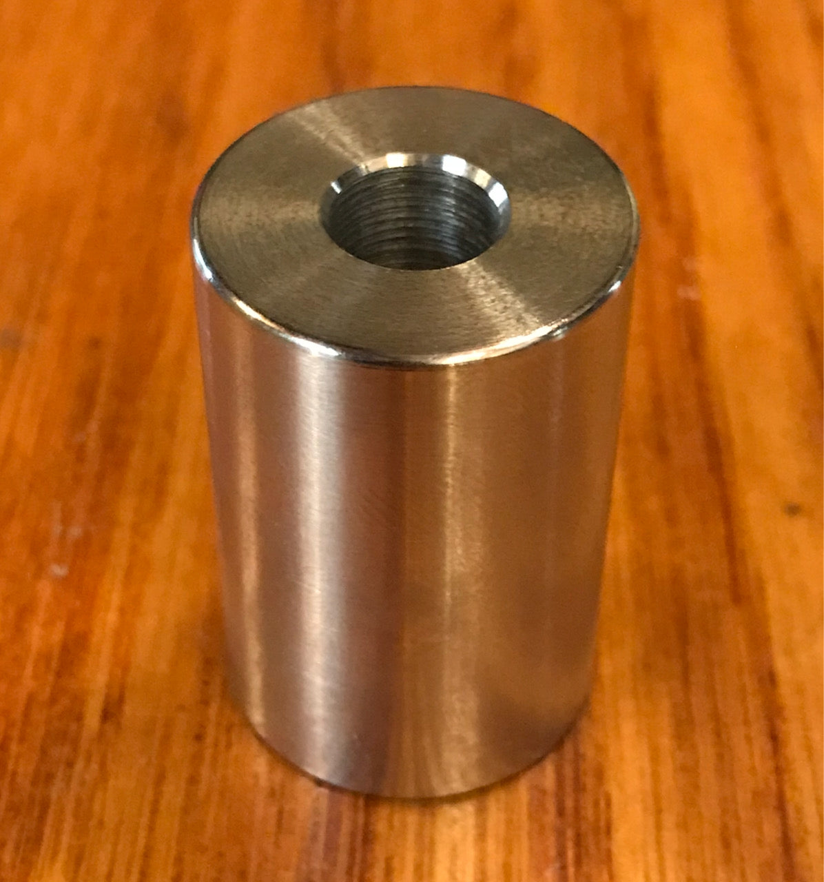 EXTSW .383” ID x .990"  OD x 2” thick 316 Stainless Shaft Spacer