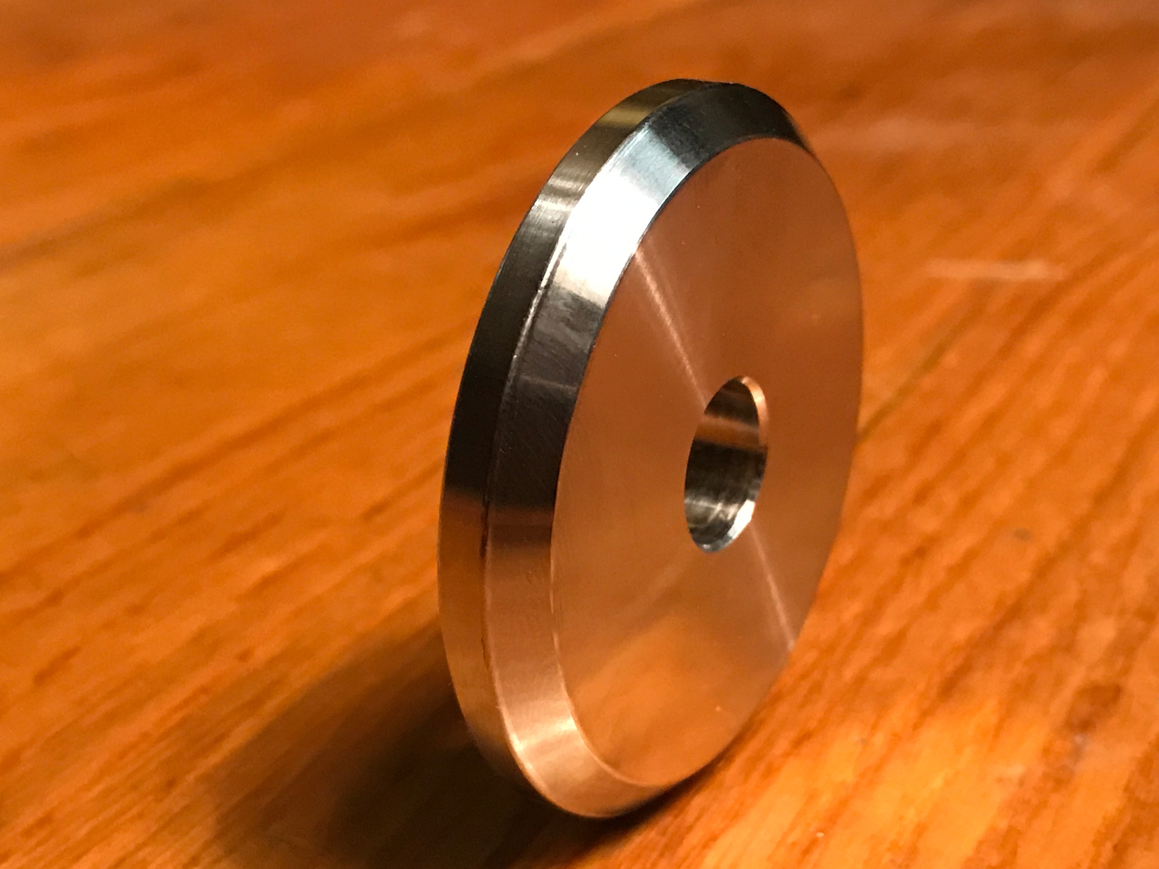 EXTSW BEVELED 7/16" ID x 1.950" OD x 1/4" Thick 304 Stainless Washer