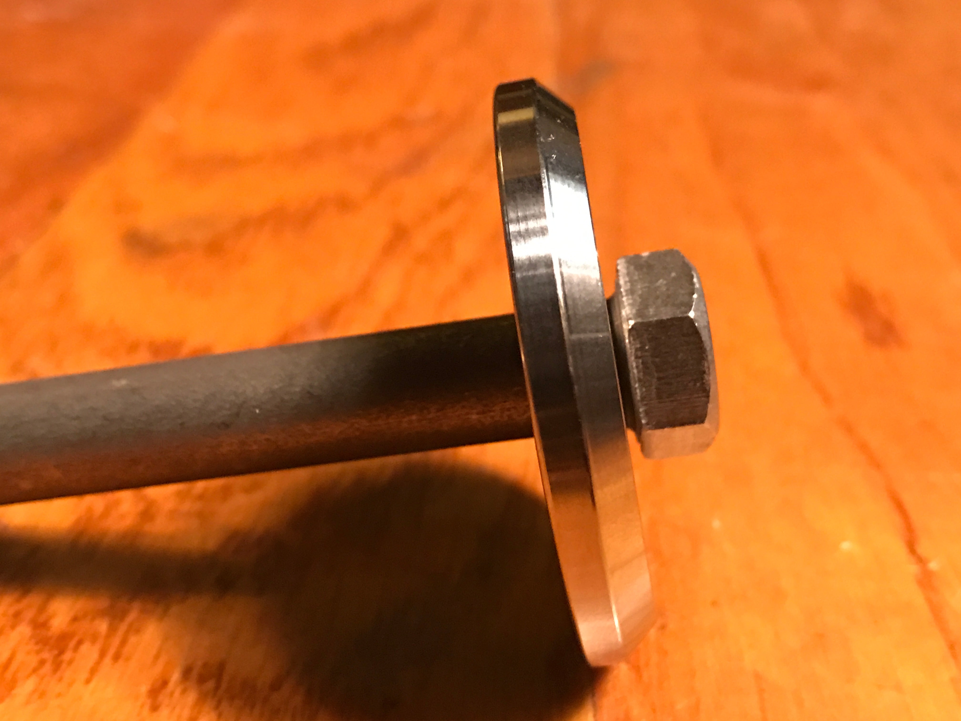 EXTSW BEVELED 7/16" ID x 1.950" OD x 1/4" Thick 304 Stainless Washer