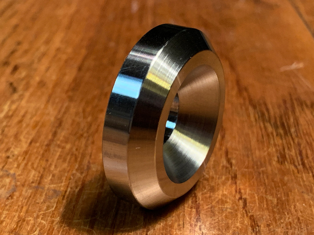 EXTSW BEVELED .507" ID x 1.490" OD x 3/8" Thick 316 SS Countersunk Washer