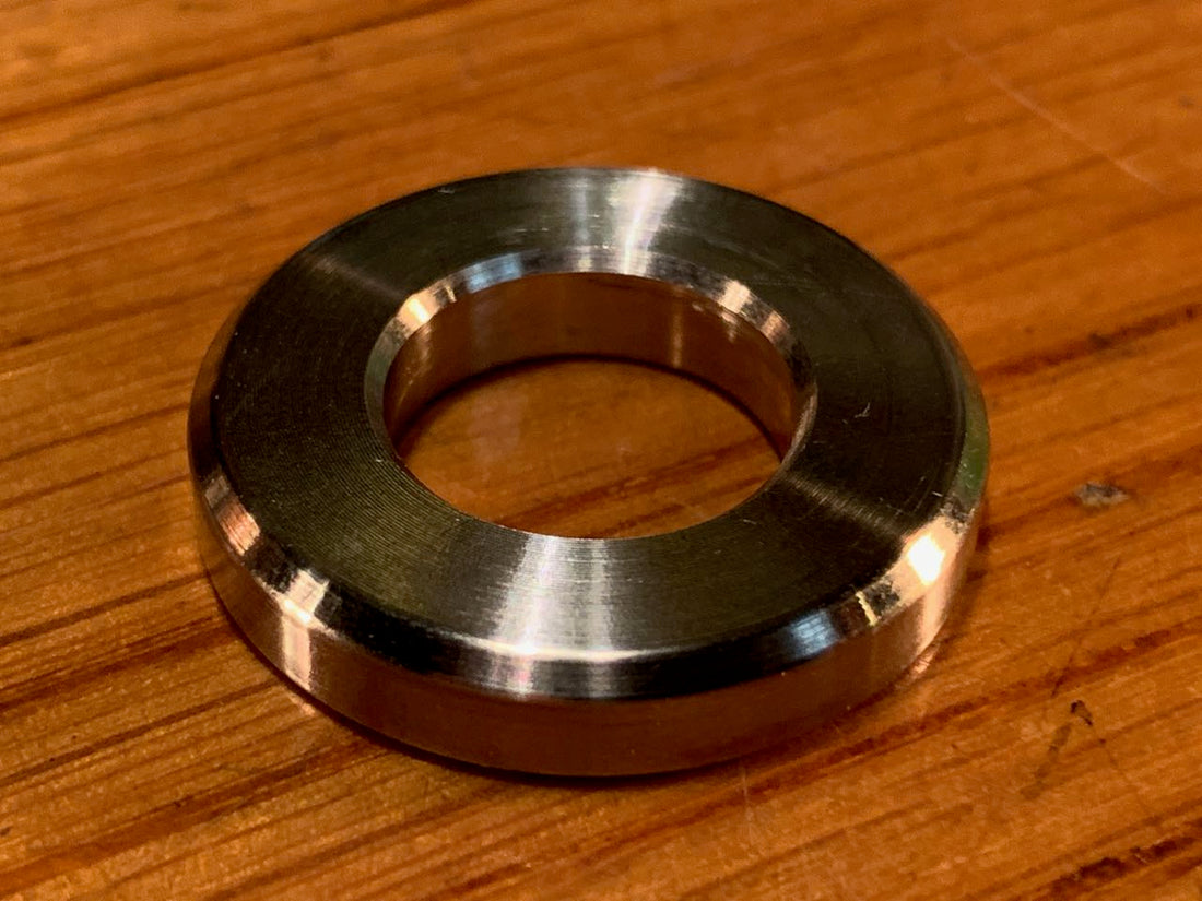 EXTSW BEVELED .572” ID x 1.100" OD x .196" Thick 316 Stainless Washer