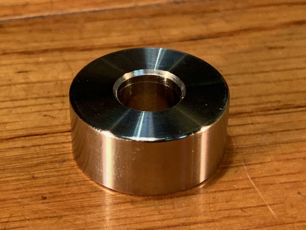 EXTSW 10.16 mm ID x 25.1 mm OD x 11.12 mm Thick 316 Stainless Spacer