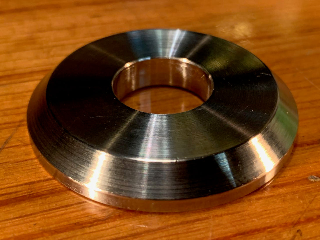 EXTSW BEVELED 5/8" ID x 1.740" OD x 1/4” Thick 304 Stainless Washer