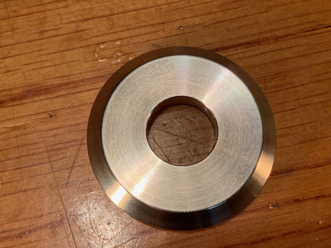 EXTSW BEVELED 5/8" ID x 1.740" OD x 1/4” Thick 304 Stainless Washer