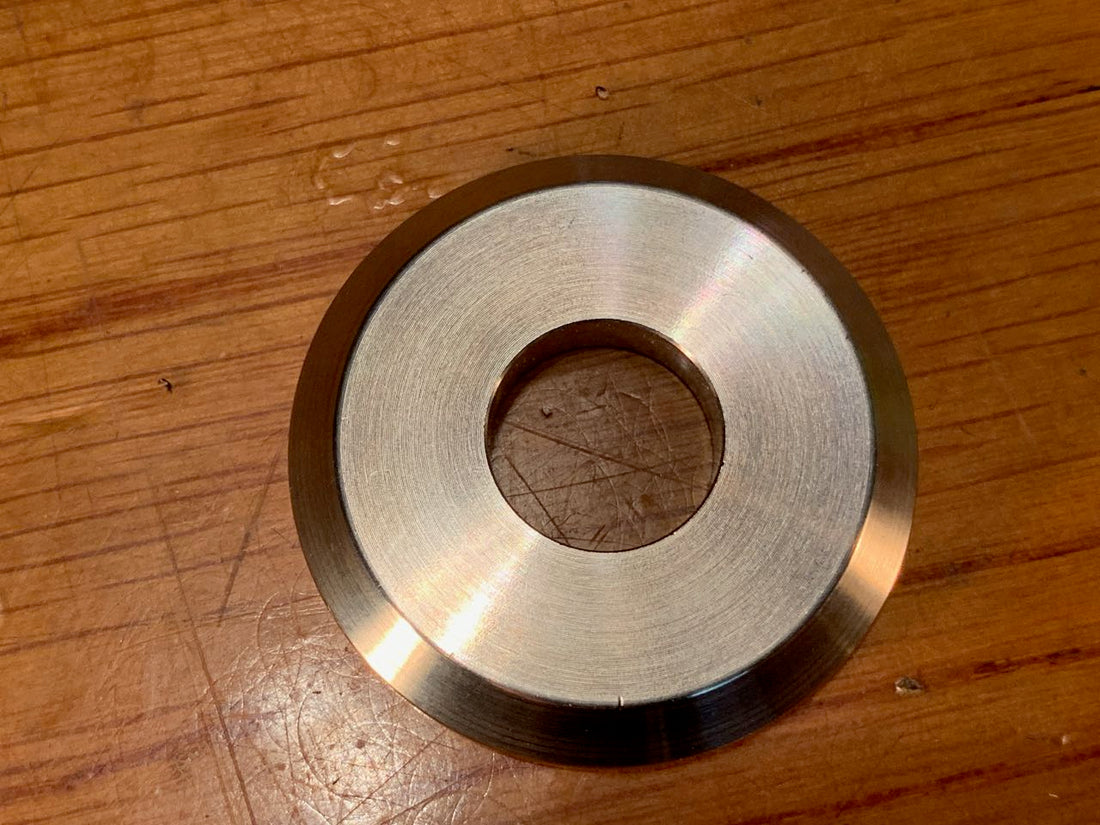 EXTSW BEVELED 5/8" ID x 1.740" OD x 1/4” Thick 304 Stainless Washer