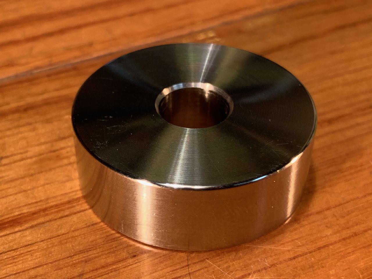EXTSW  7/16" ID x 1.490" OD x 1/2" Thick 304 Stainless Spacer