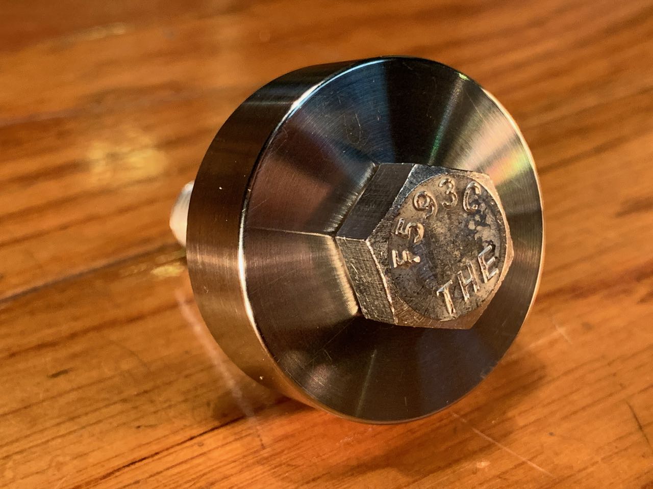 EXTSW  7/16" ID x 1.490" OD x 1/2" Thick 304 Stainless Spacer