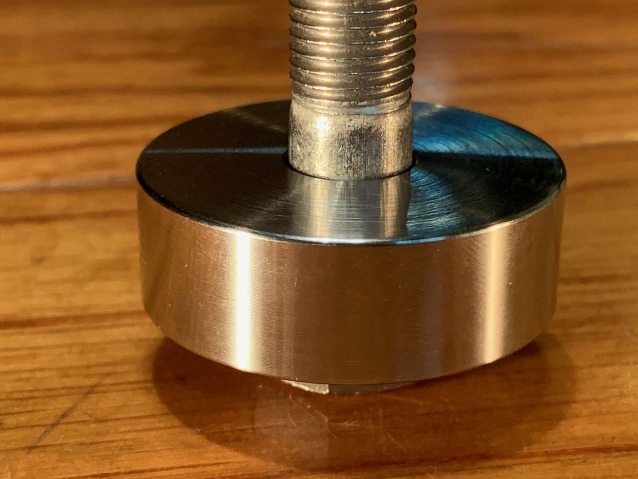 EXTSW  7/16" ID x 1.490" OD x 1/2" Thick 304 Stainless Spacer