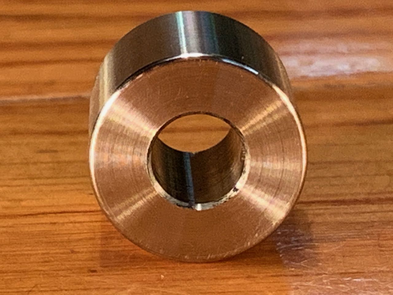EXTSW .323" ID x .740" OD x 5/8" Thick 316 Stainless Spacer