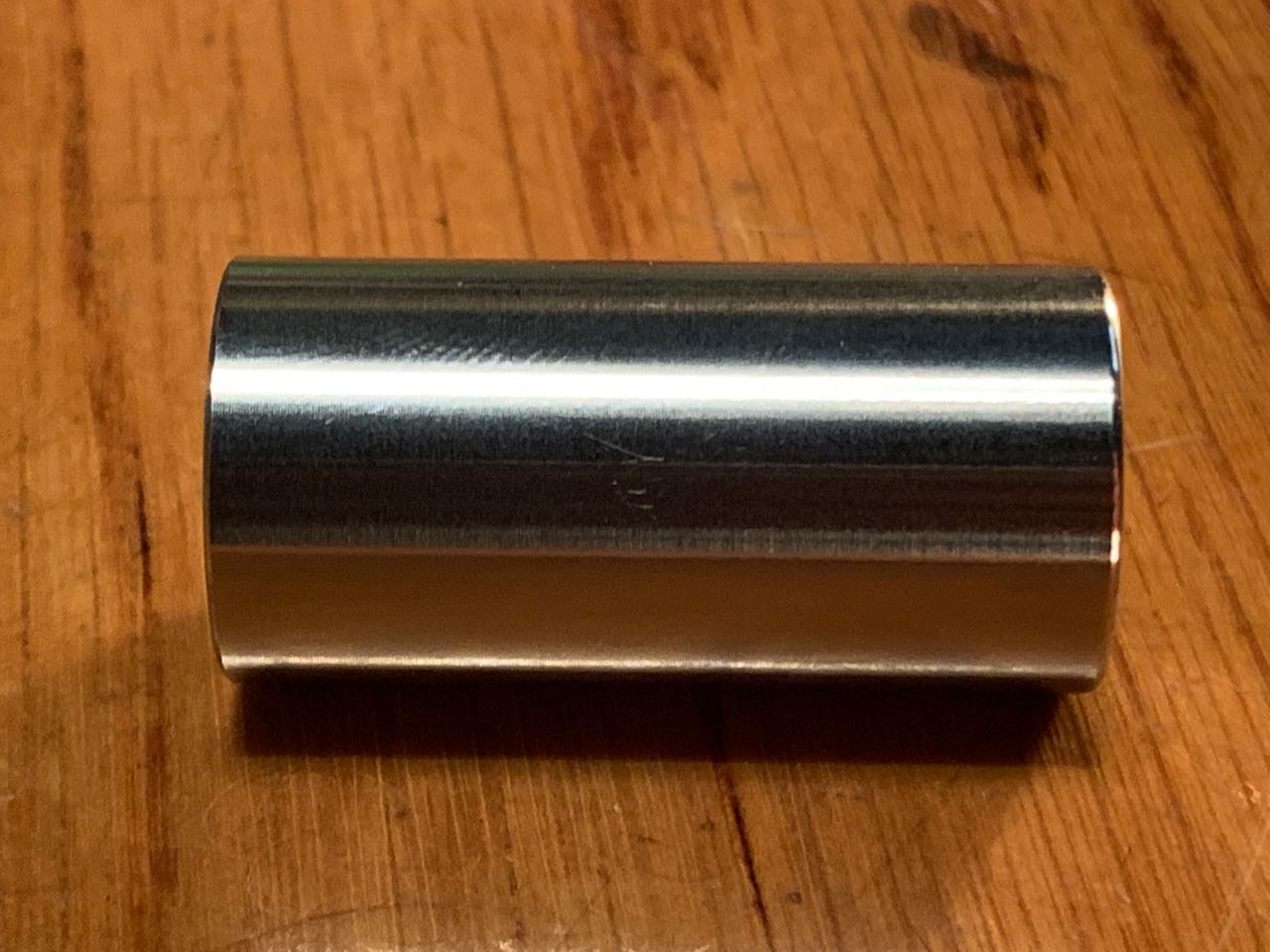 EXTSW .257” ID x .740" OD x 1 1/2" Long 316 Stainless Spacer