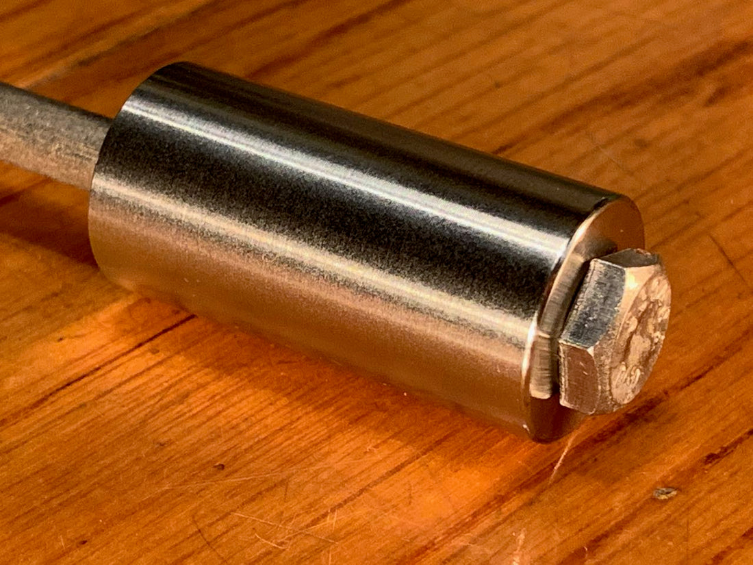 EXTSW .257” ID x .740" OD x 1 1/2" Long 316 Stainless Spacer