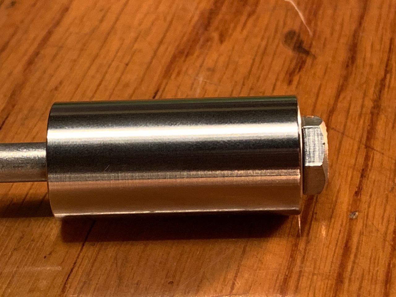 EXTSW .257” ID x .740" OD x 1 1/2" Long 316 Stainless Spacer