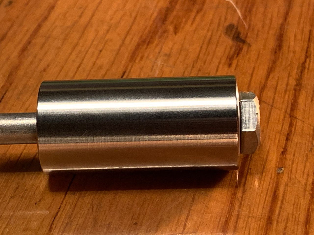 EXTSW .257” ID x .740" OD x 1 1/2" Long 316 Stainless Spacer