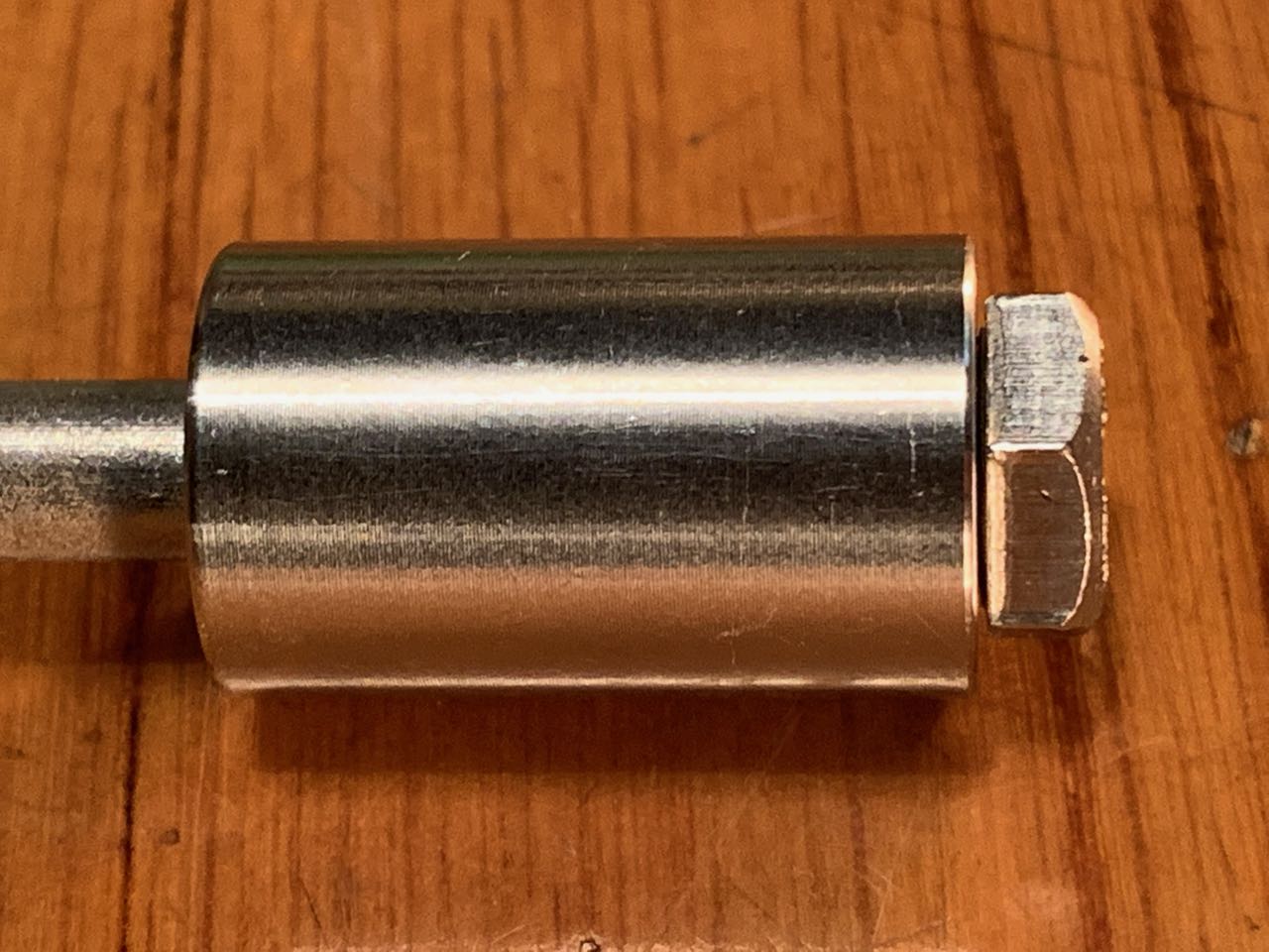 EXTSW .257” ID x .615" OD x 1” Thick 304 Stainless Spacer