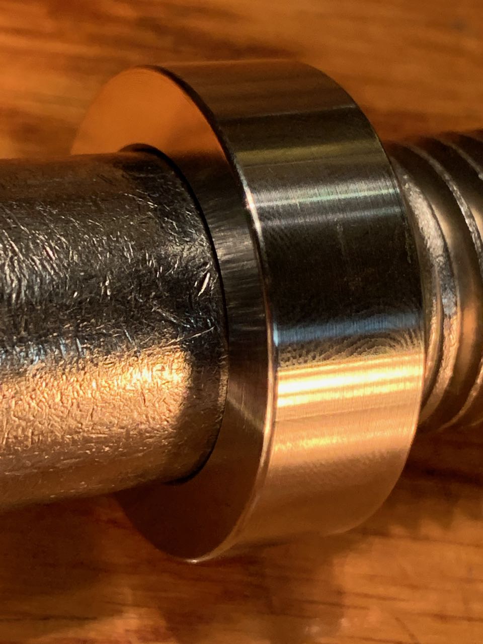 1" ID stainless spacer
