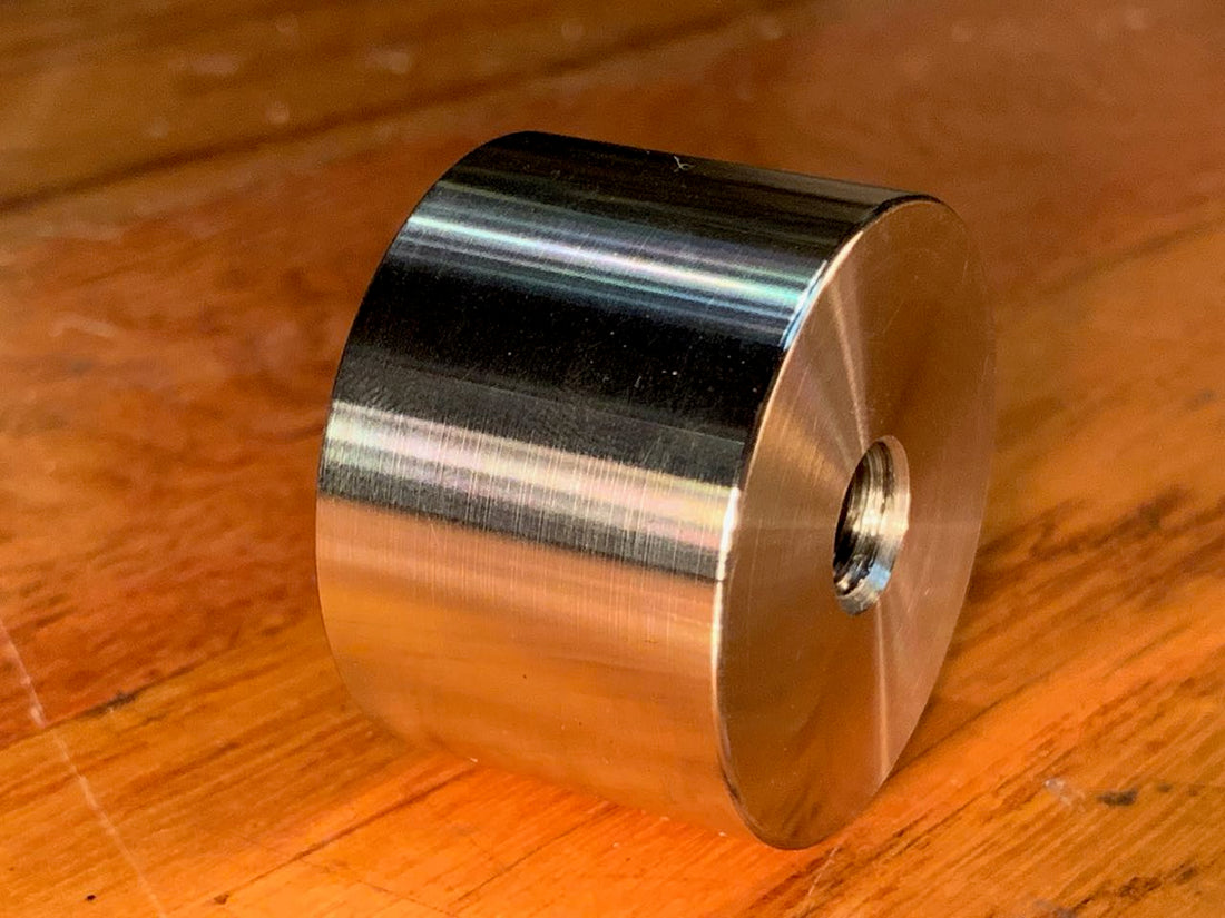 EXTSW 3/8-16 tapped / threaded ID x ( 1 1/2” / 1.490") OD x 1" Thick 304 SS Spacer