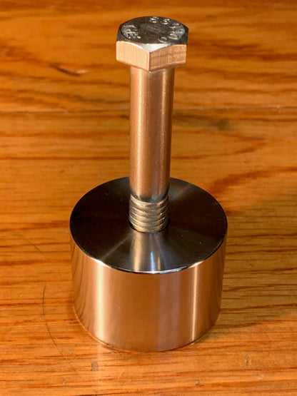 EXTSW 3/8-16 tapped / threaded ID x 1.490" OD x 1" Thick 304 SS Spacer