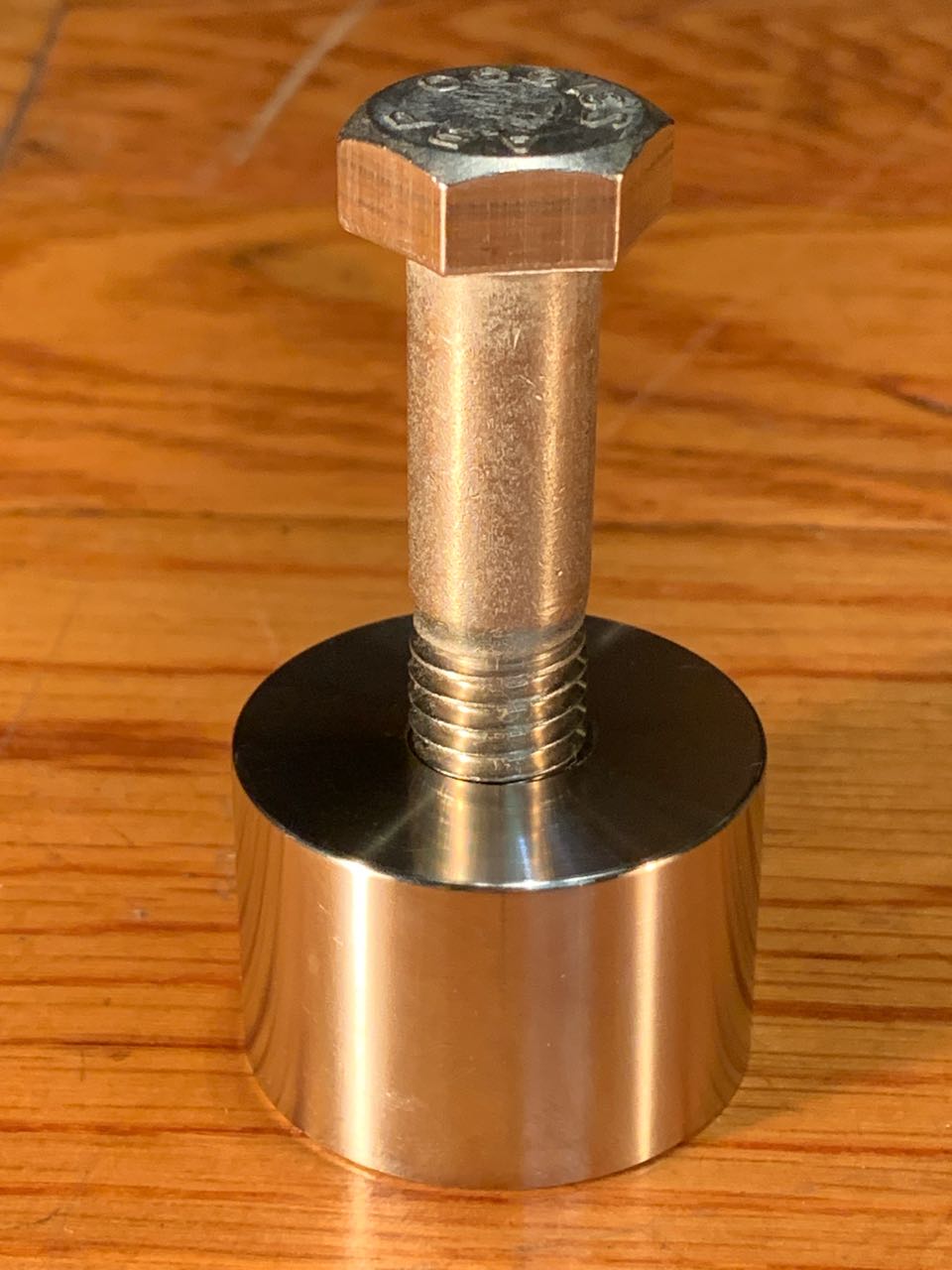 EXTSW 1/2-13 Tapped ID x 1 1/2" (1.490") OD x 1" Thick 304 Stainless Spacer