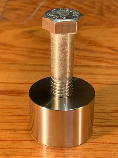 EXTSW 1/2-13 Tapped ID x (1.490") OD x 1" Thick 304 Stainless Spacer