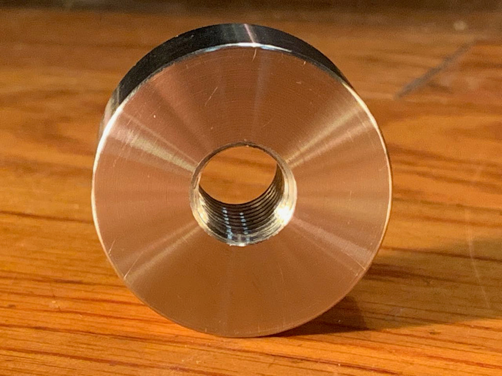 (4 pc) Custom EXTSW 1/2-20 Tapped / Threaded ID x ( 2” / 1.990") OD x 1/4" Thick 316 SS Washers