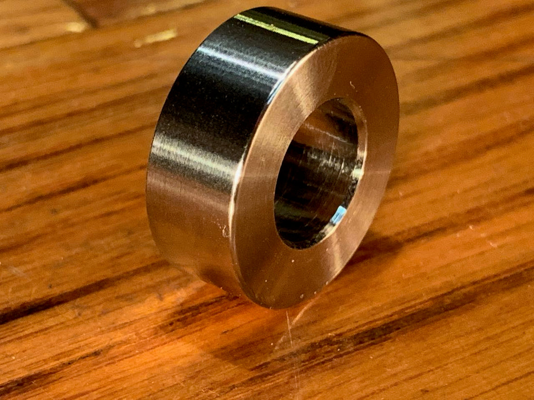 EXTSW 1/2" ID x .990" OD x 3/8" Thick 304 Stainless Spacer