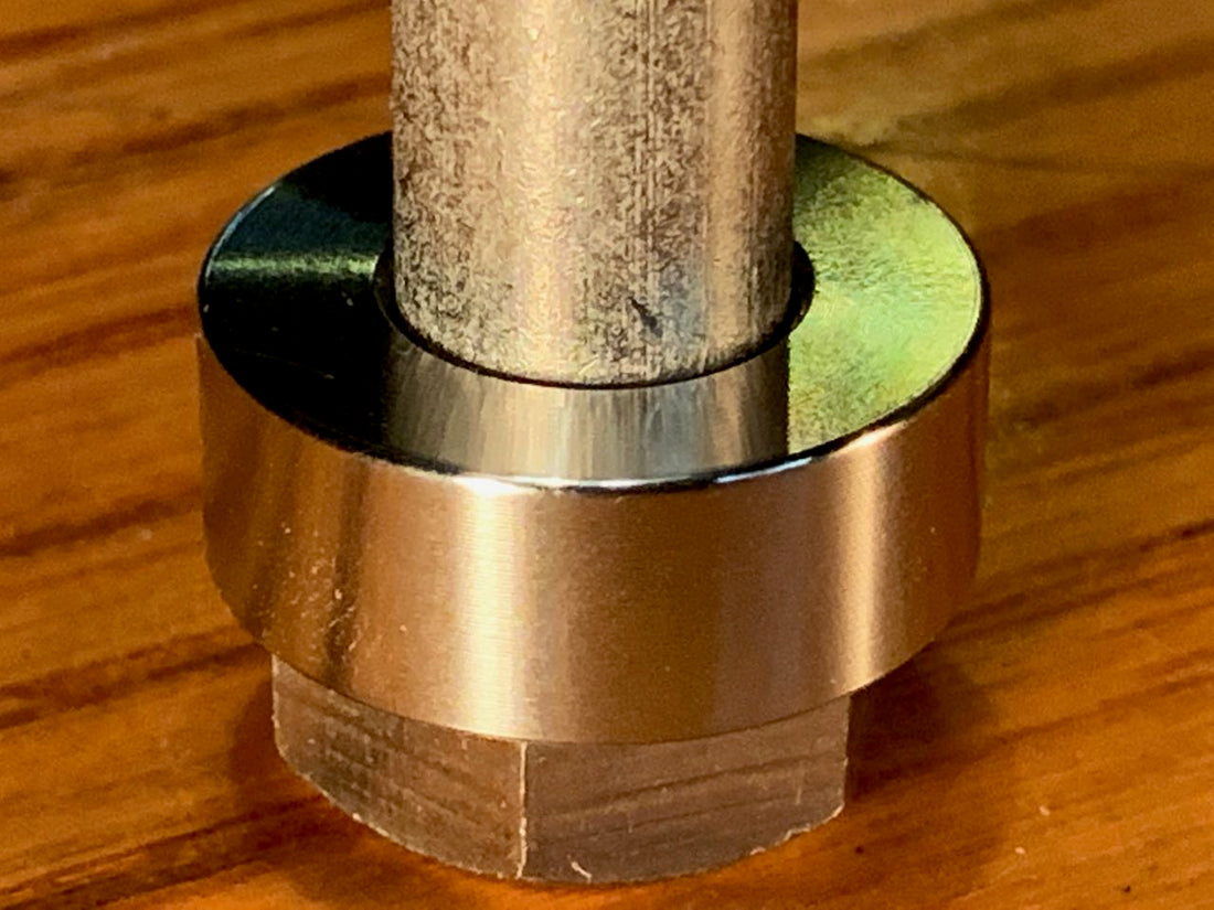 EXTSW 1/2" ID x .990" OD x 3/8" Thick 304 Stainless Spacer
