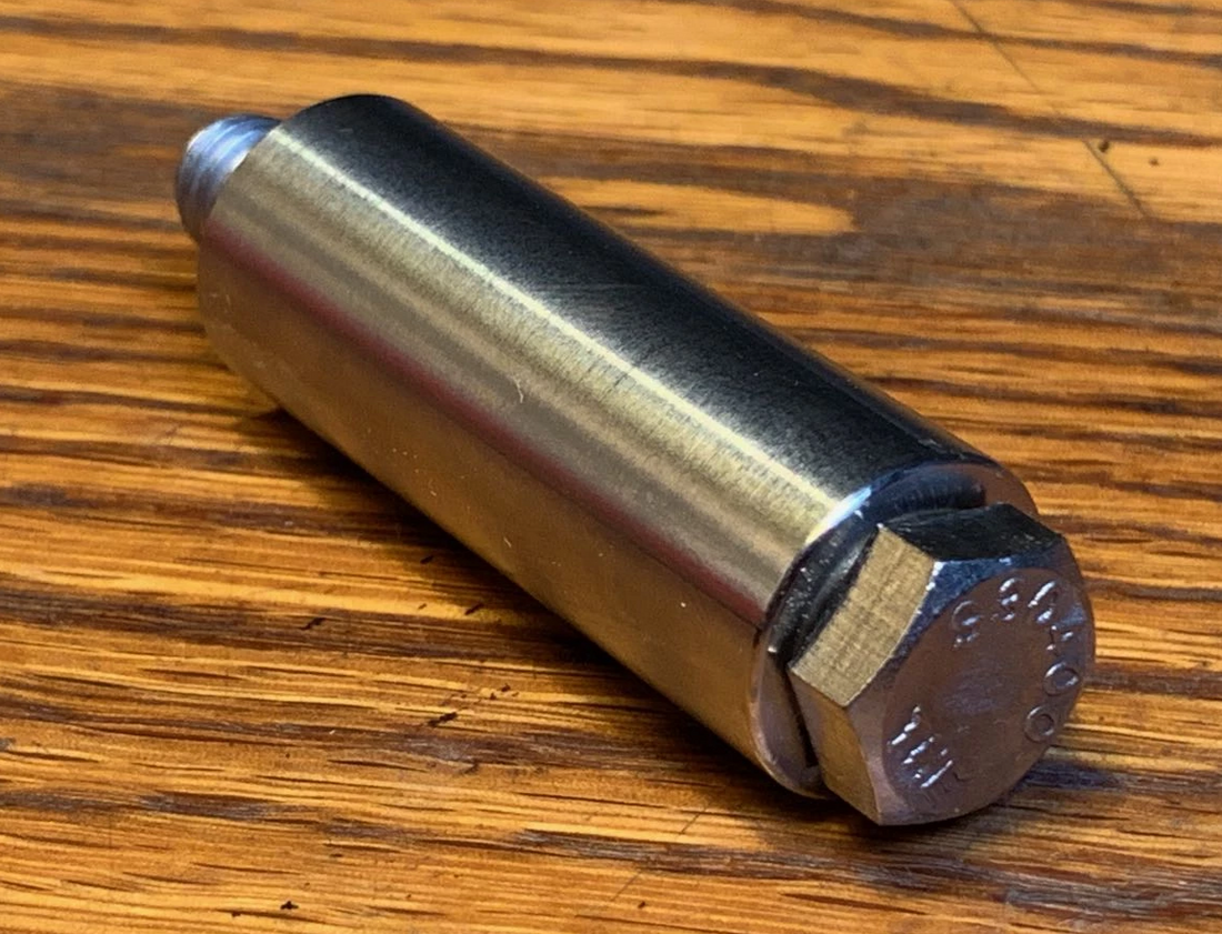 EXTSW .323" ID x .687" OD x 2" thick 316 Stainless Spacer