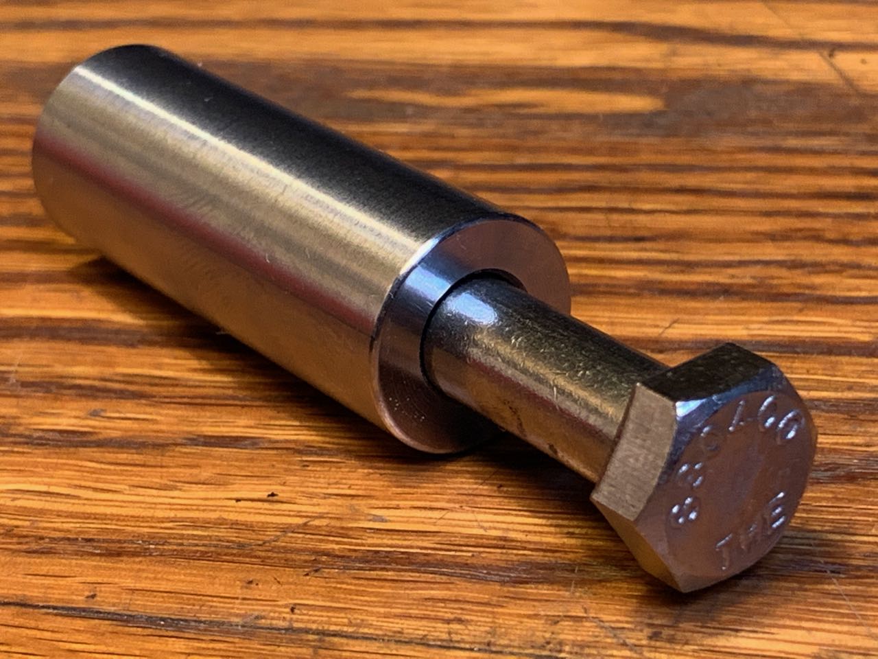 EXTSW .323" ID x .687" OD x 2" thick 316 Stainless Spacer