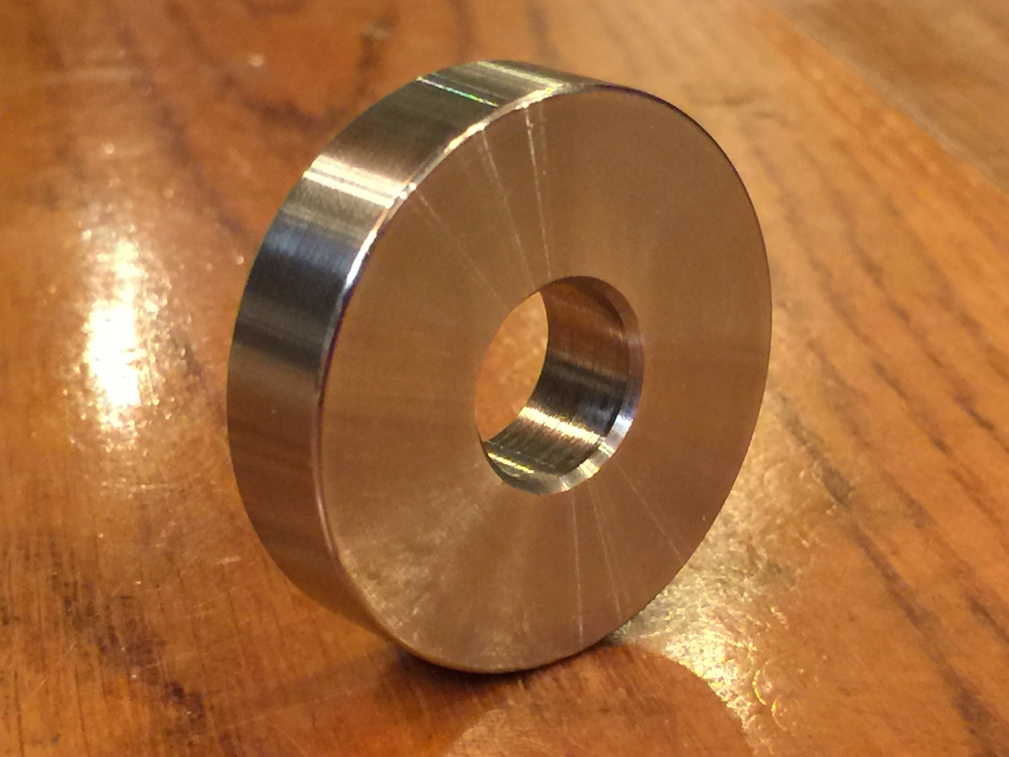 EXTSW  1/2" ID x 1.490" OD x 3/8" Thick 304 Stainless Spacer