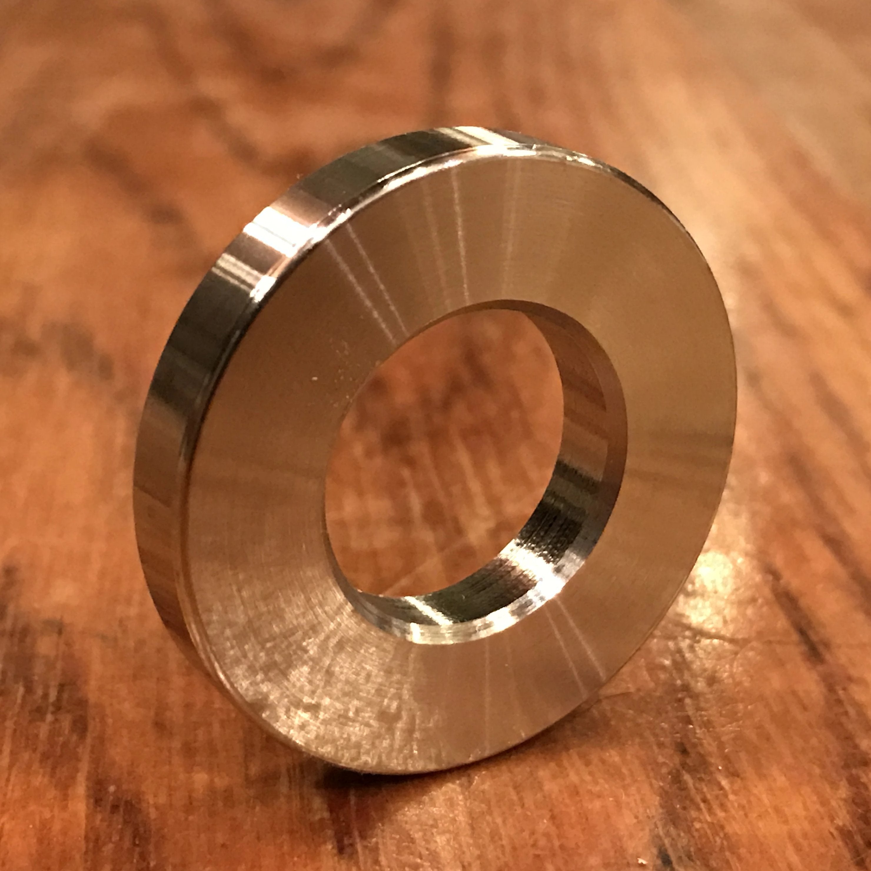EXTSW .757 ID x 1.490" OD x 1/4" Thick 304 Stainless Spacer