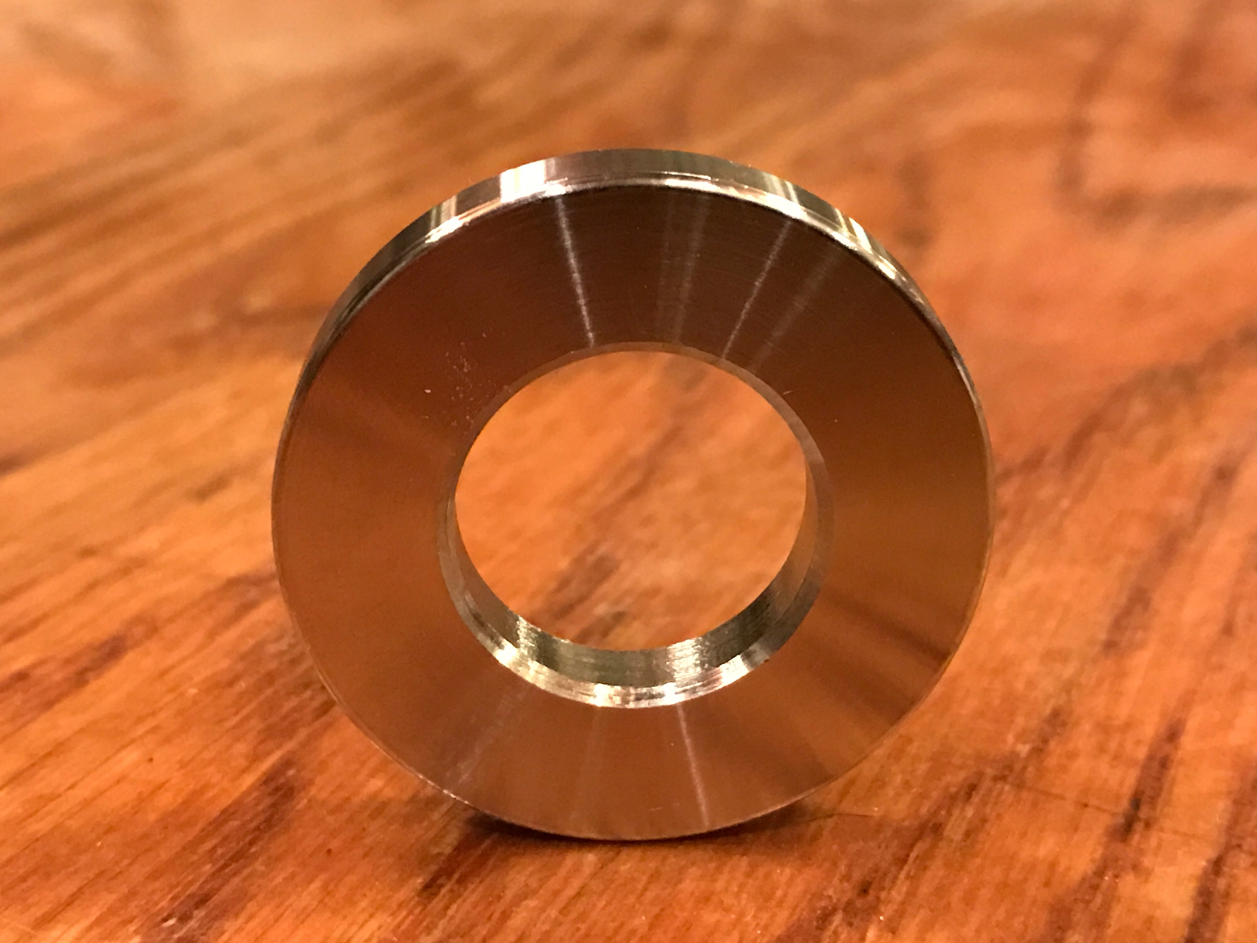 EXTSW .757 ID x 1.490" OD x 1/4" Thick 304 Stainless Spacer