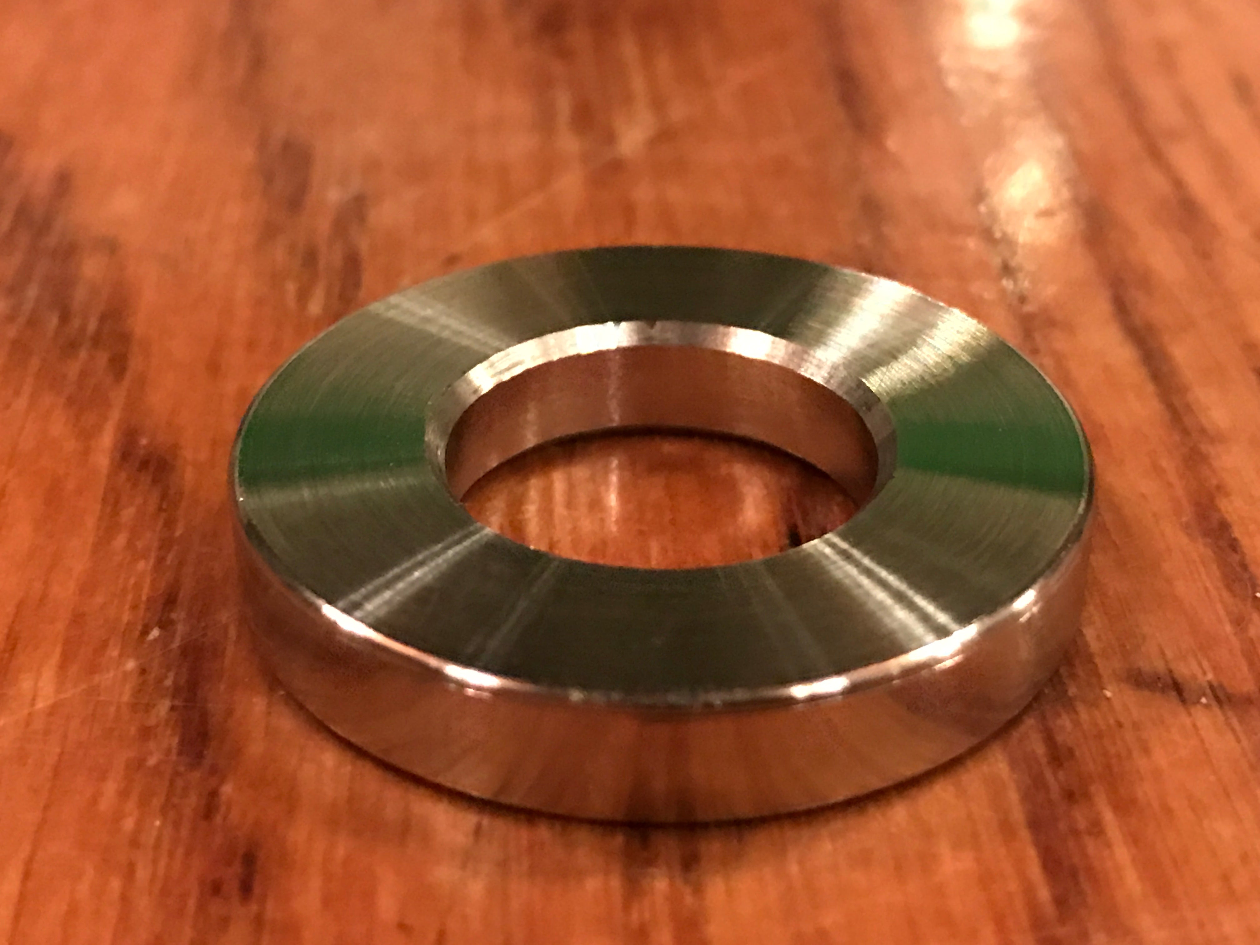 EXTSW .757 ID x 1.490" OD x 1/4" Thick 304 Stainless Spacer