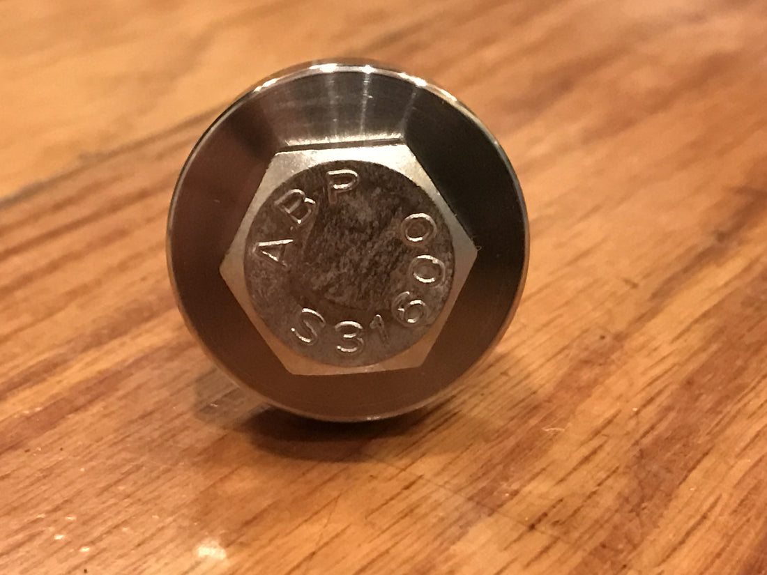 EXTSW .443” ID x 1.240" OD x 7/16" Thick 316 Stainless Washer