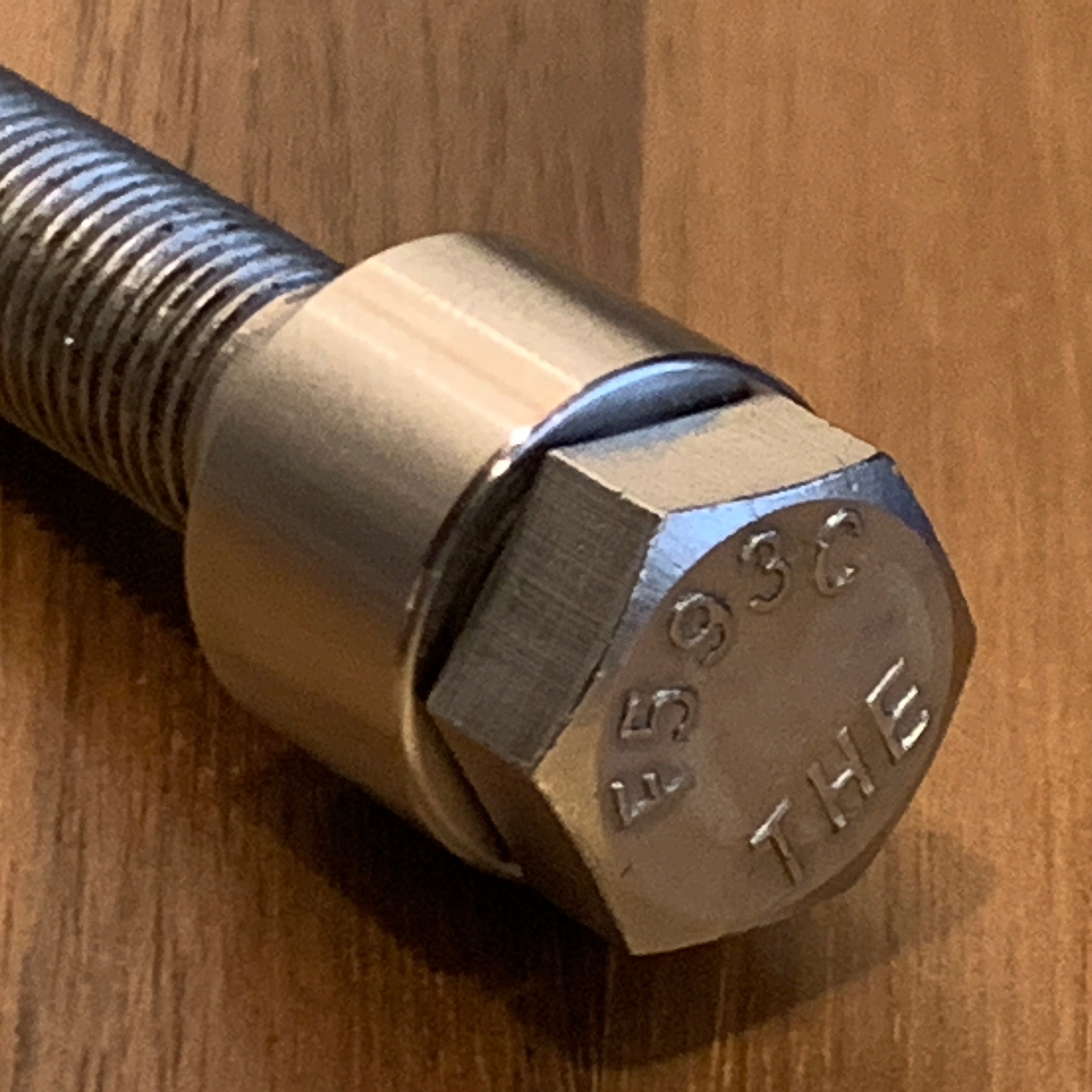 EXTSW .443” ID x .740" OD x 1/2” Thick 316 Stainless Spacer