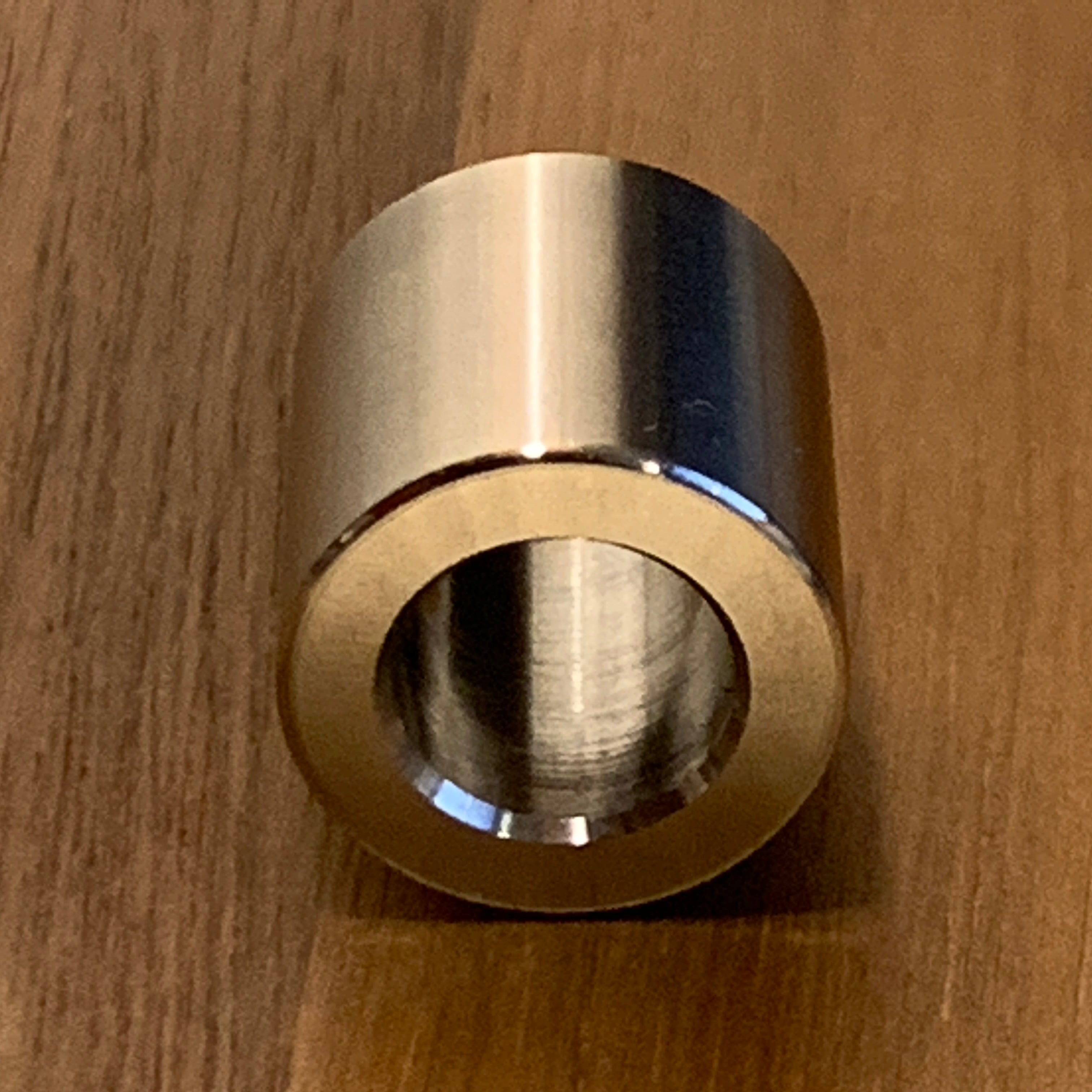 EXTSW .443” ID x .740" OD x 3/4” Thick 316 Stainless Spacer