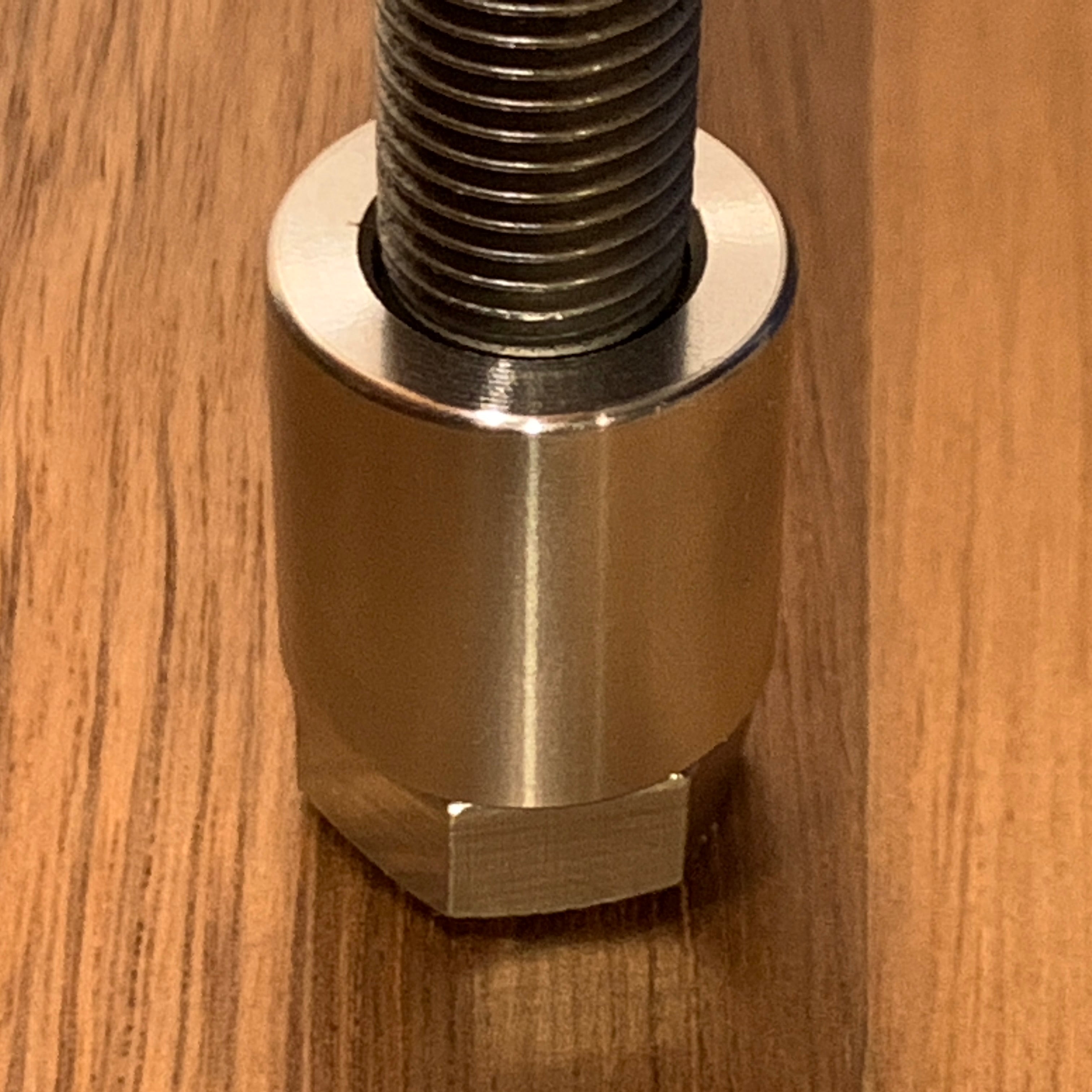 EXTSW .443” ID x .740" OD x 3/4” Thick 316 Stainless Spacer