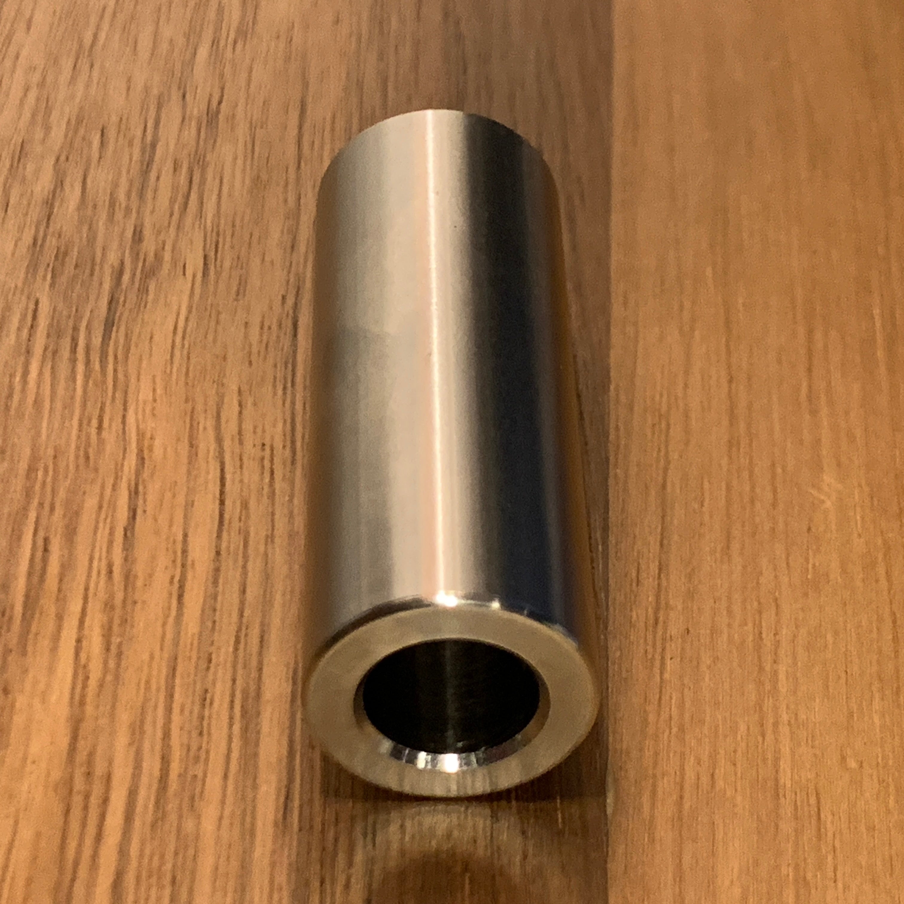 EXTSW .443” ID x .740" OD x 2" thick 316 Stainless Shaft Spacer